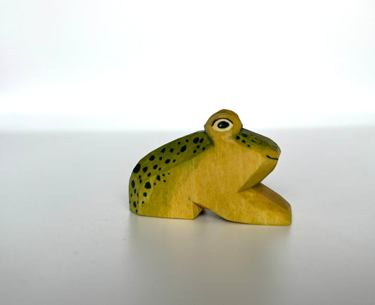 Wooden Frog Toy - Chickadees Wooden Toys