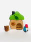 Wooden House with Gnome