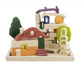 Wooden House Building Blocks Toy set