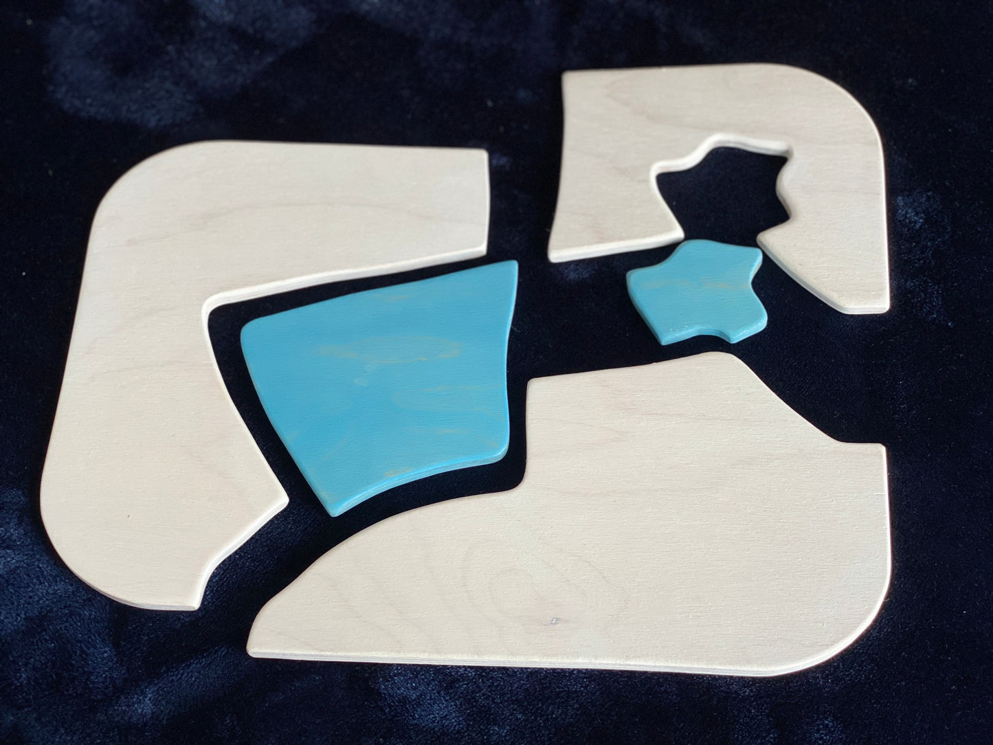 Wooden Arctic Scenery Board Toy