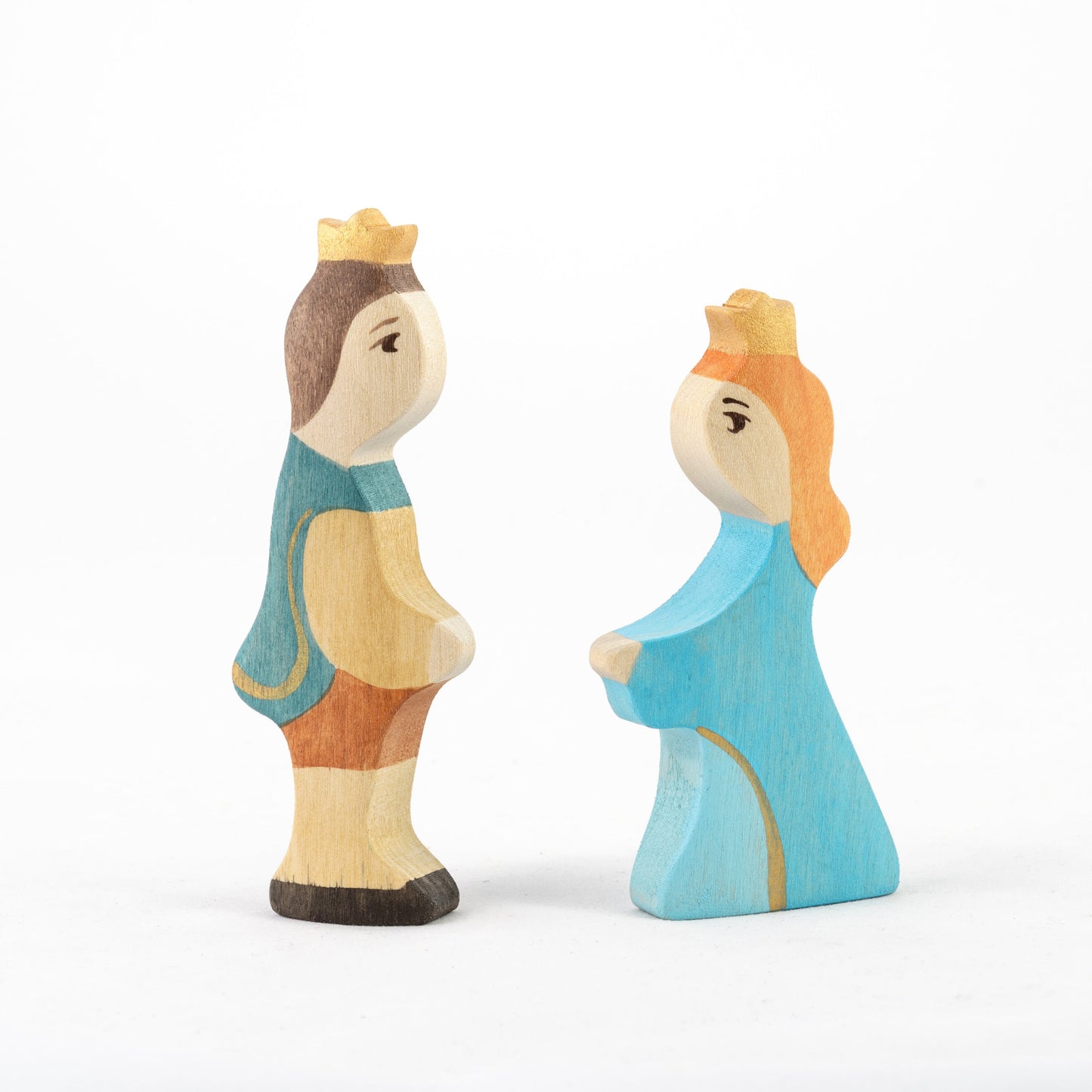 Waldorf Wooden Prince and Princess Figures