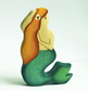 Wooden Mermaid Figure - Chickadees Wooden Toys