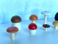 Wooden Mushroom Toys set of 11