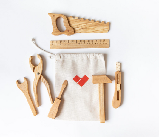 Wooden Tool Kit For Toddlers