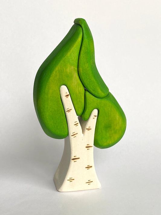 Wooden Birch Tree