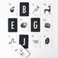 Woodland Alphabet Cards - Chickadees Wooden Toys