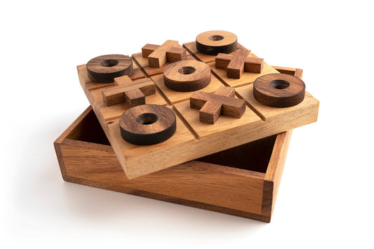 XOXO Game - XOX Game For Kids - Chickadees Wooden Toys