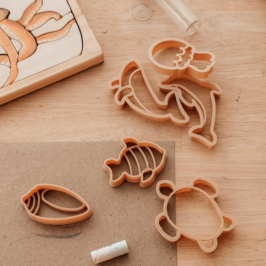 Mini Under the Sea Eco Cutter Set - Chickadees Wooden Toys