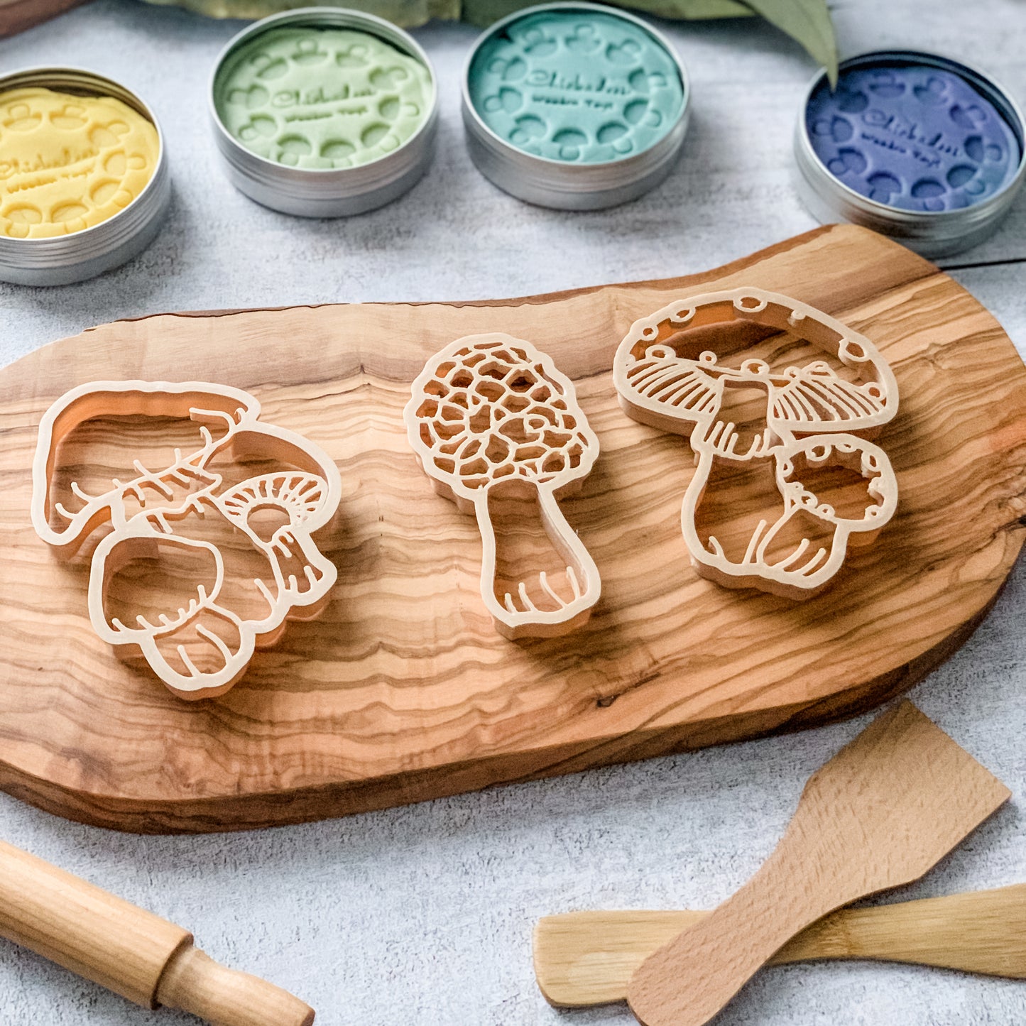 Mushroom Eco Cutters - Chickadees Wooden Toys