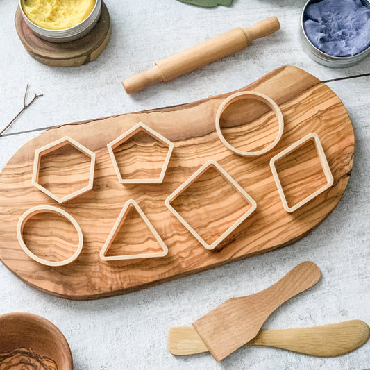 Shapes Eco Cutters - Chickadees Wooden Toys