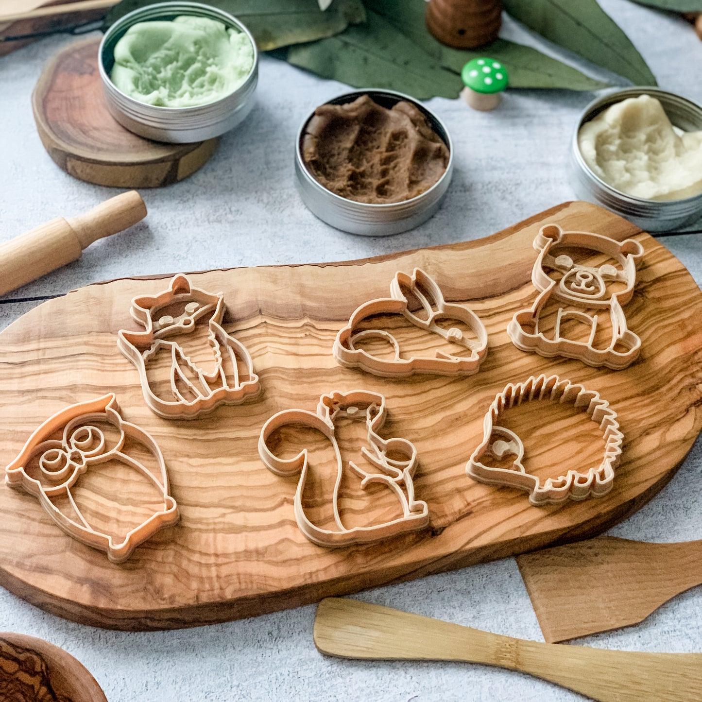 Woodland Eco Cutters - Chickadees Wooden Toys