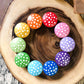 10 Large Rainbow Mushrooms - Chickadees Wooden Toys