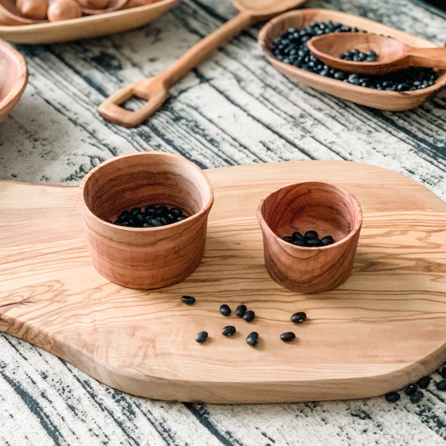 Pouring and Transfer Set - Chickadees Wooden Toys